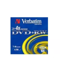Диск DVD+RW  Verbatim 4x Slim Case