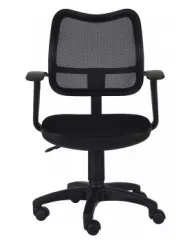 Кресло оператора Бюрократ CH-797AXSN/26-28 спинка сетка черная, сиденье ткань черная