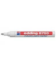Маркер для промышленной графики EDDING E-8750/49 белый 2-4мм