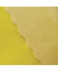 Перчатки латексные MANIPULA "Блеск", хлопчатобумажное напыление, размер 9-9,5 (L), желтые, L-F-01