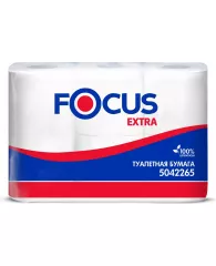 Туалетная бумага FOCUS Extra 400, 2 слоя, 48м. 6шт/упак.