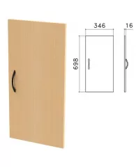 Дверь ЛДСП низкая "Канц", 346х16х698 мм, цвет бук невский, ДК32.10, шт