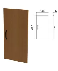 Дверь ЛДСП низкая "Канц", 346х16х698 мм, цвет орех пирамидальный, ДК32.9, шт