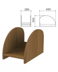 Подставка под системный блок "Канц", цвет орех пирамидальный, ПК01.9