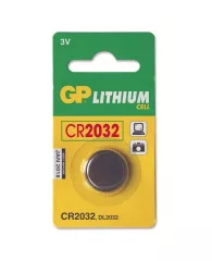 Батарейка GP Lithium, CR2032, литиевая, 1 шт., в блистере