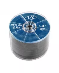 Диски DVD-RW VS 4,7Gb 4x 50шт Bulk VSDVDRWB5001