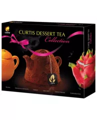 Чай CURTIS (Кёртис) "Dessert Tea Collection", набор 30 пакетиков, ассорти (6 вкусов по 5 пакетиков),