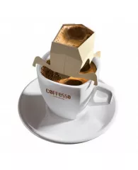 Кофе молотый Coffesso Crema Delicato порционный 9гx5  15822