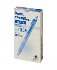 Ручка гелевая Pentel BLN75C EnerGel автомат 0.3мм синяя