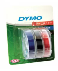 Картридж ленточный Dymo Omega S0847750 белый/синий/черный/красный набор тройная упак. для Dymo