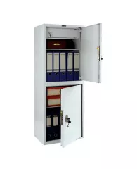 Шкаф металлический для документов ПРАКТИК "SL-125/2Т", 1252х460х340 мм, 31 кг, 2 отделения, сварной