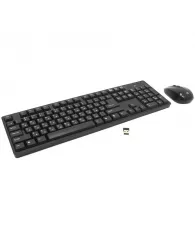 Комплект беспроводной клавиатура + мышь Defender "C-915", черный
