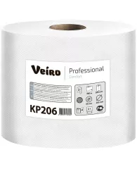 Полотенца бумажные в рулонах Veiro Professional "Comfort"(С1), 2-слойные, 200м/рул, ЦВ, белые
