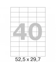 Этикетки самоклеящиеся Promega label 52,5х29,7 мм/40 шт. на листе А4 (25лис