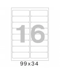 Этикетки самоклеящиеся Promega label 99х34 мм/16 шт. на лис.А4(100 лист.