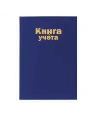 Книга учета А4 120л линия бумвинил блок офсет