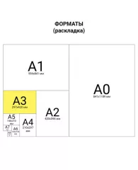 Бумага для эскизов Паллацо А3 297х420 мм 20 л. крафт-бумага плотность 200 г/м2