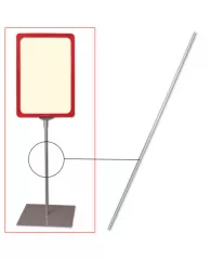 Трубка для сборки напольной стойки под рамку-POS, длина 1200 мм, диаметр 10 мм