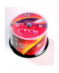 Носители информации CD-R, 52x, VS, Cake/50, VSCDRCB5001