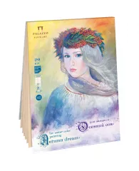 Планшет для акварели 20л. А4 Лилия Холдинг "Осенний сон", 280г/м2, слоновая кость