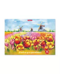 Альбом для рисования на клею ErichKrause® Цветущая Голландия, А4, 40 листов