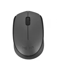 Мышь беспроводная LOGITECH M170, 2 кнопки + 1 колесо-кнопка, оптическая, черная, 910-004642