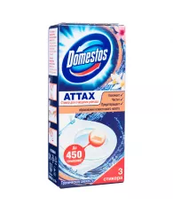 Стикер для очищения унитаза Domestos "Тропическая свежесть", 3*10г, картонная коробка