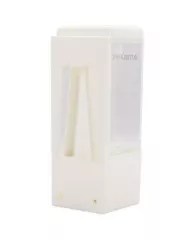Диспенсер для жидкого мыла ЛАЙМА, НАЛИВНОЙ, 0,48 л, ABS пластик, белый, 605052