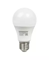 Лампа светодиодная SONNEN, 12 (100) Вт, цоколь Е27, грушевидная, нейтральный белый свет, 30000 ч, LE