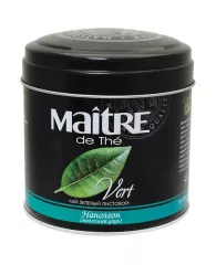 Чай MAITRE (Мэтр) "Наполеон", зеленый, листовой, жестяная банка, 100 г