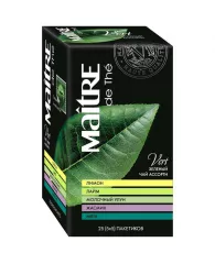 Чай Maitre de The Зеленый ассорти 25 пакетов