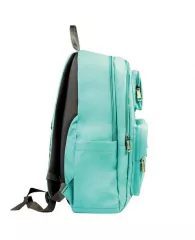 Рюкзак BRAUBERG LIGHT молодежный, с отделением для ноутбука, нагрудный ремешок, мятный, 47х31х13 см,
