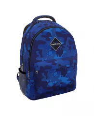 Ученический рюкзак ErichKrause® EasyLine® с двумя отделениями и грудной перемычкой 20L Sea Camo, шт