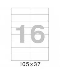 Этикетки самокл. ProMEGA Label BASIC 105х37 мм/16 шт. на лист.А4 (100 л