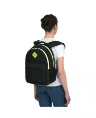 Ученический рюкзак ErichKrause® EasyLine® с двумя отделениями 20L Black@Yellow