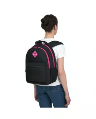 Ученический рюкзак ErichKrause® EasyLine® с двумя отделениями 20L Black@Pink