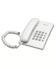 Телефон проводной Panasonic KX-TS2350RUW