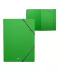 Папка на резинках ErichKrause® Matt Classic зеленая