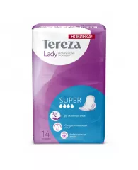 Прокладки впитывающие (урологические) TEREZA LADY Super,14шт/уп (90083)