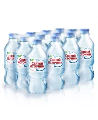 Вода питьевая негазированная Святой источник, 0,33л, пластиковая бутылка