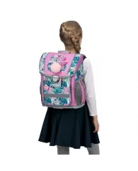 Ученический ранец с пластиковым дном ErichKrause® ErgoLine® 16L Rose Flamingo