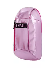 Рюкзак STAFF FASHION AIR компактный, блестящий, "КРАШ", розовый, 40х23х11 см, 270301