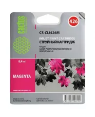 Картридж струйный CACTUS (CS-CLI426M) для CANON Pixma MG5140/5240/6140/8140, пурпурный