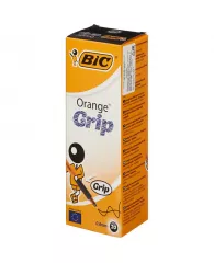 Ручка шариковая BIC Orange grip fine 811925 рез.манжет черный 0.3 мм