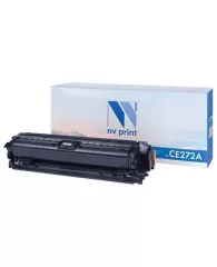 Картридж лазерный NV PRINT (NV-CE272A) для HP CP5525dn/CP5525n/M750dn/M750n, желтый, ресурс 15000 ст