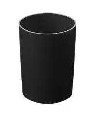 Подставка-органайзер СТАММ (стакан для ручек), 70х70х90 мм, черный, ОФ777