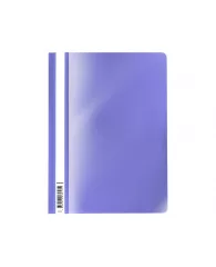 Папка-скоросшиватель ErichKrause® Fizzy Pastel, A4, верх.прозрачный лист фиолетовый
