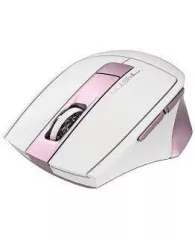 Мышь A4 Fstyler FG35 розовый/белый оптическая (2000dpi) беспроводная USB (6but) «FG35 розовый/белый»