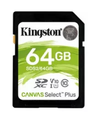 Флеш карта SDHC 64Gb Class10 Kingston «SDS2/64GB», Canvas Select 100R CL10 UHS-I