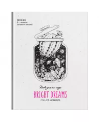 Дневник 5-11 кл. 48л. (твердый) ArtSpace "Рисунки. Bright dreams", матовая ламинация